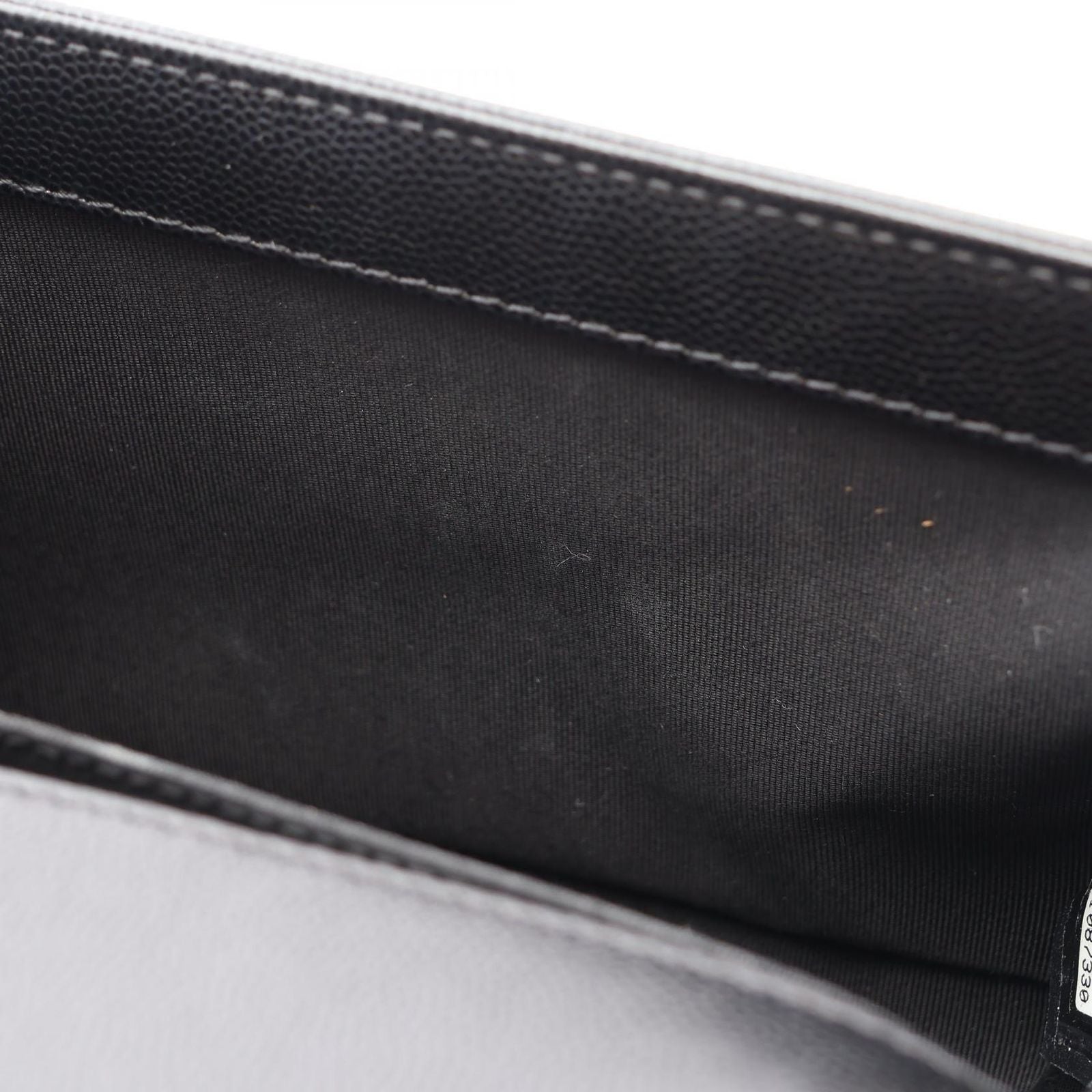 Chanel Shoulder Bag Boy Black Caviar Leather Boy Chain — view 6