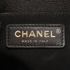 Chanel Shoulder Bag Boy Black Caviar Leather Boy Chain — view 4