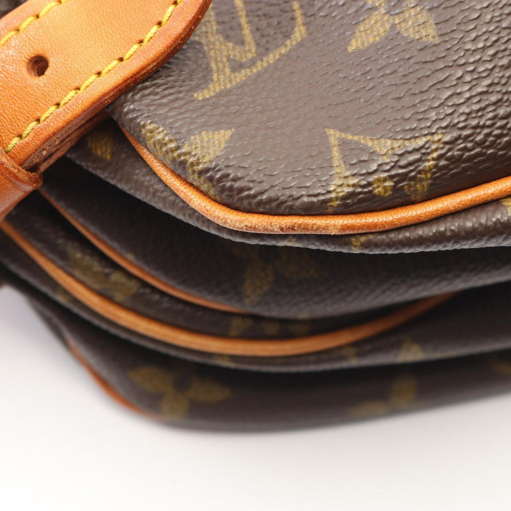 Louis Vuitton Shoulder Bag Saumur 30 Canvas Leather — view 8