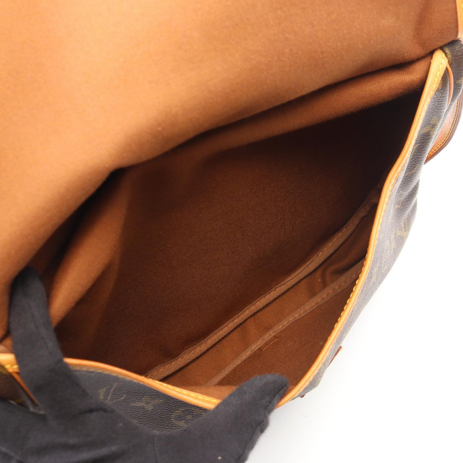 Louis Vuitton Shoulder Bag Saumur 30 Canvas Leather — view 4