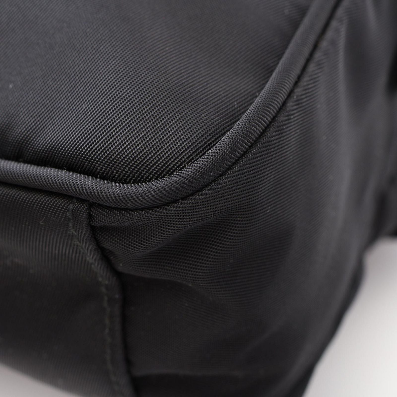 Prada Waist Bag Tessuto Montag Black Nylon Triangle Logo — view 8