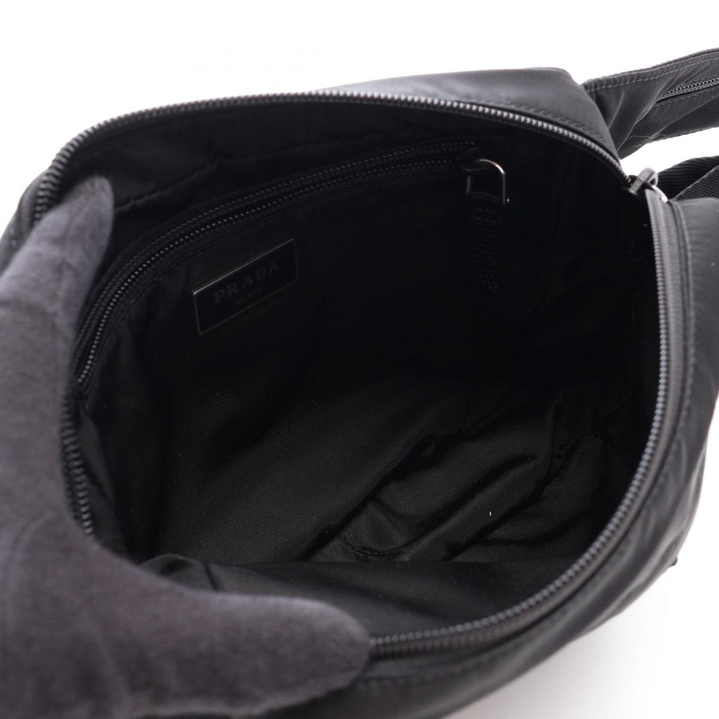 Prada Waist Bag Tessuto Montag Black Nylon Triangle Logo — view 3