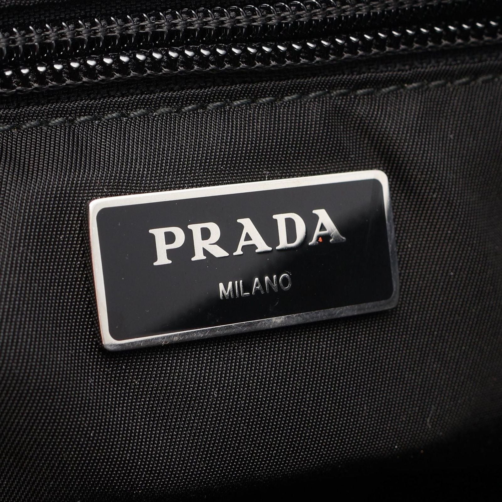 Prada Waist Bag Tessuto Montag Black Nylon Triangle Logo — view 4