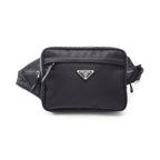 Prada Waist Bag Tessuto Montag Black Nylon Triangle Logo