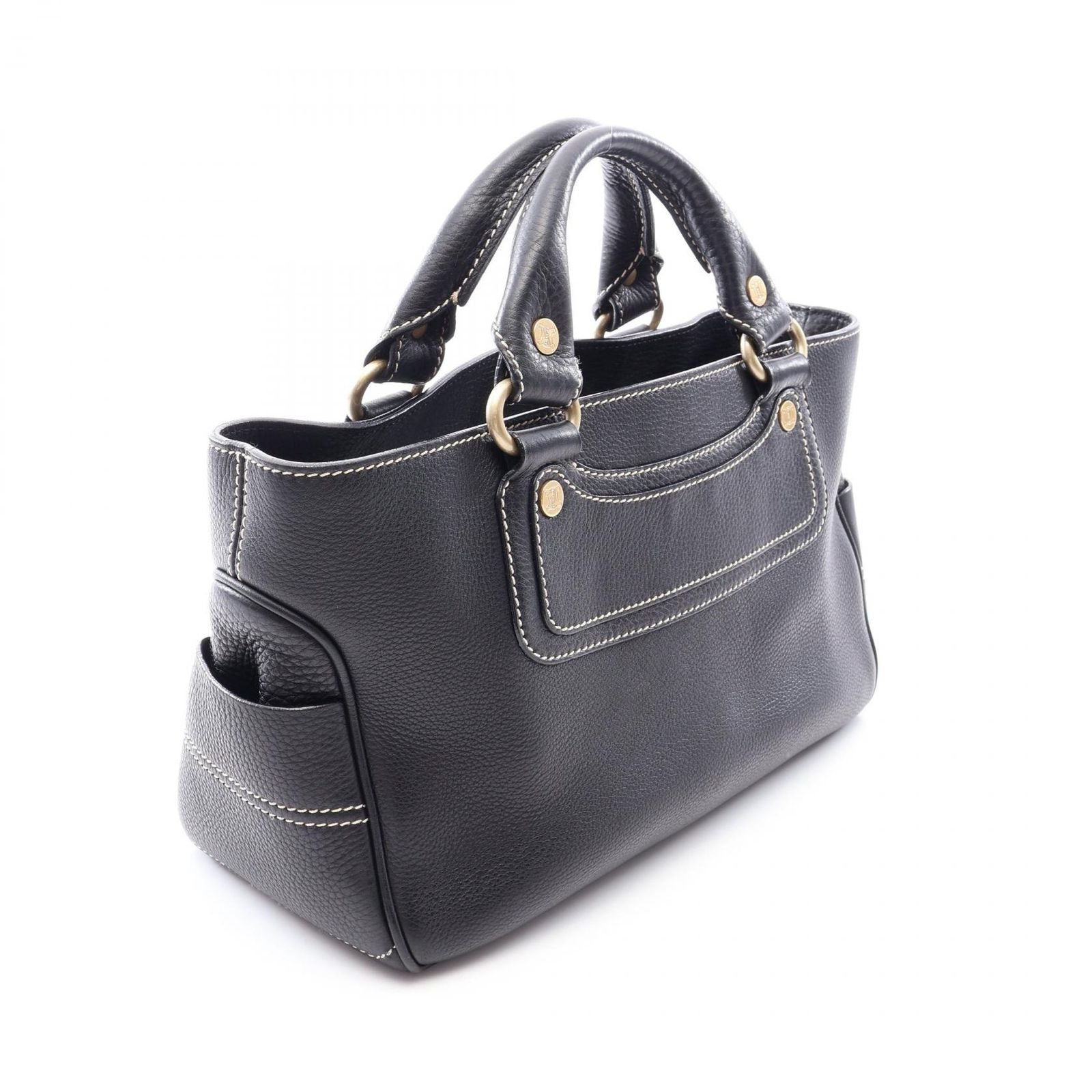 Celine Handbag Boogie Bag Black Leather — view 2