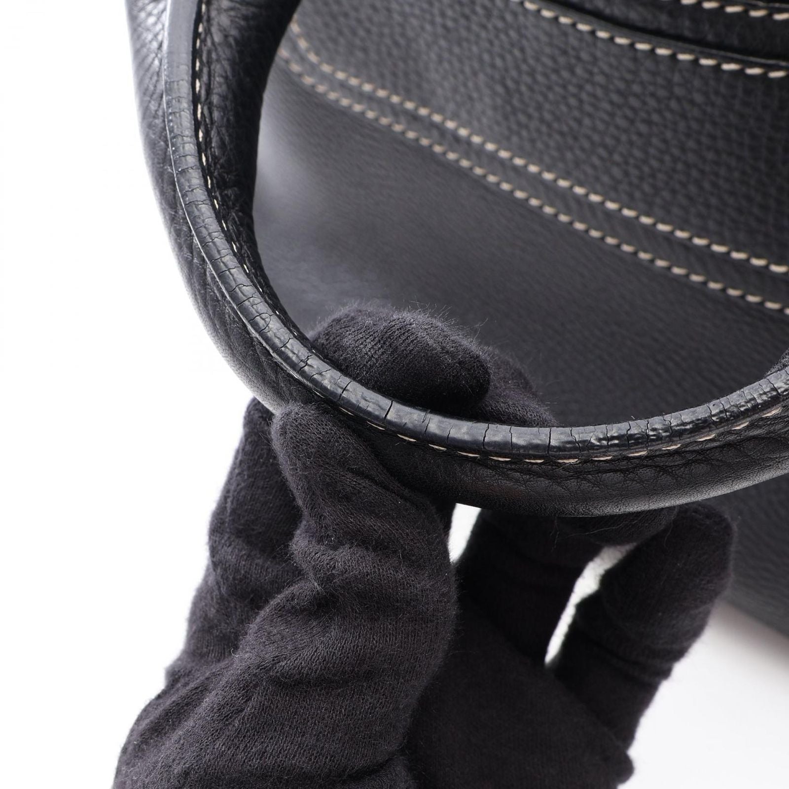 Celine Handbag Boogie Bag Black Leather — view 7