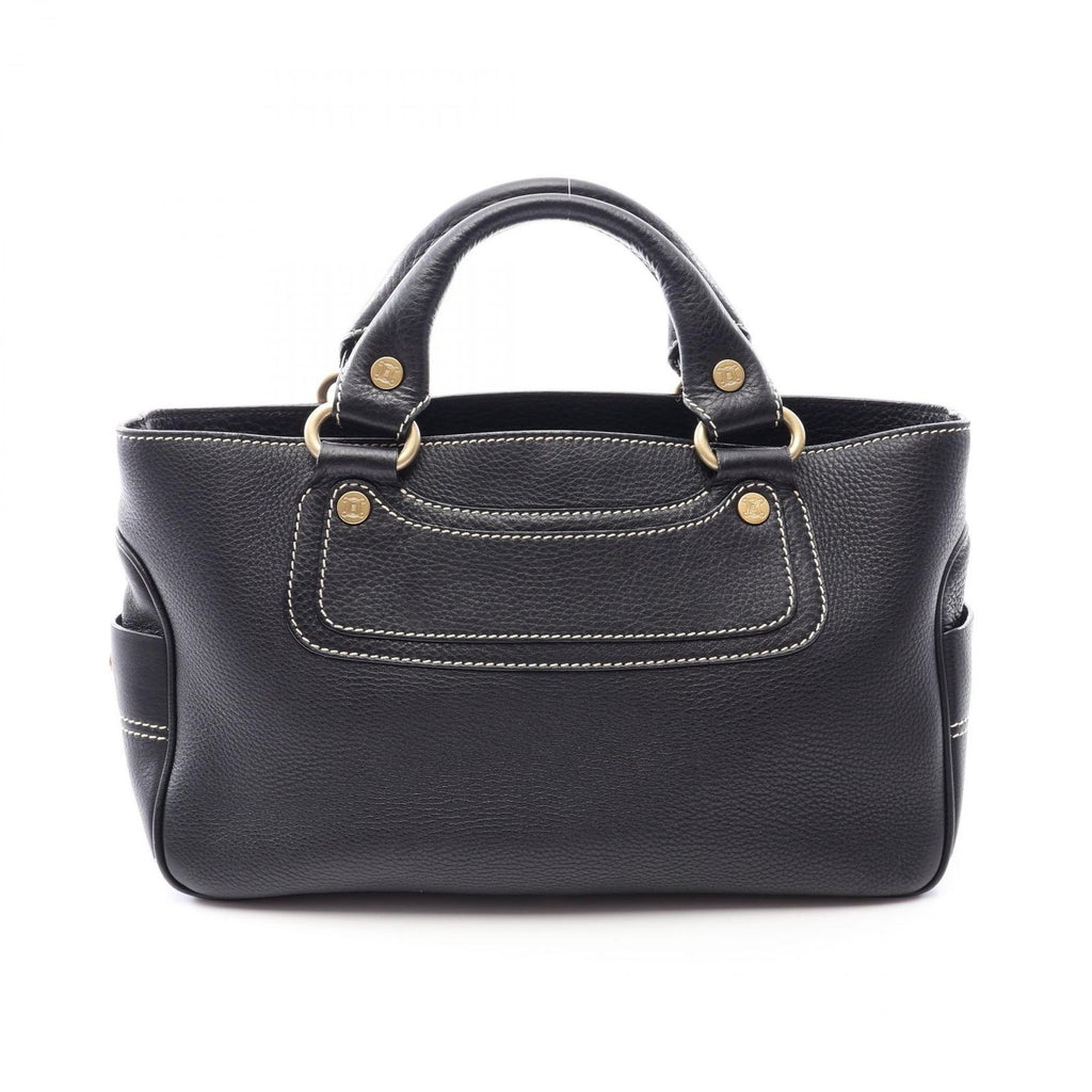 Celine Handbag Boogie Bag Black Leather