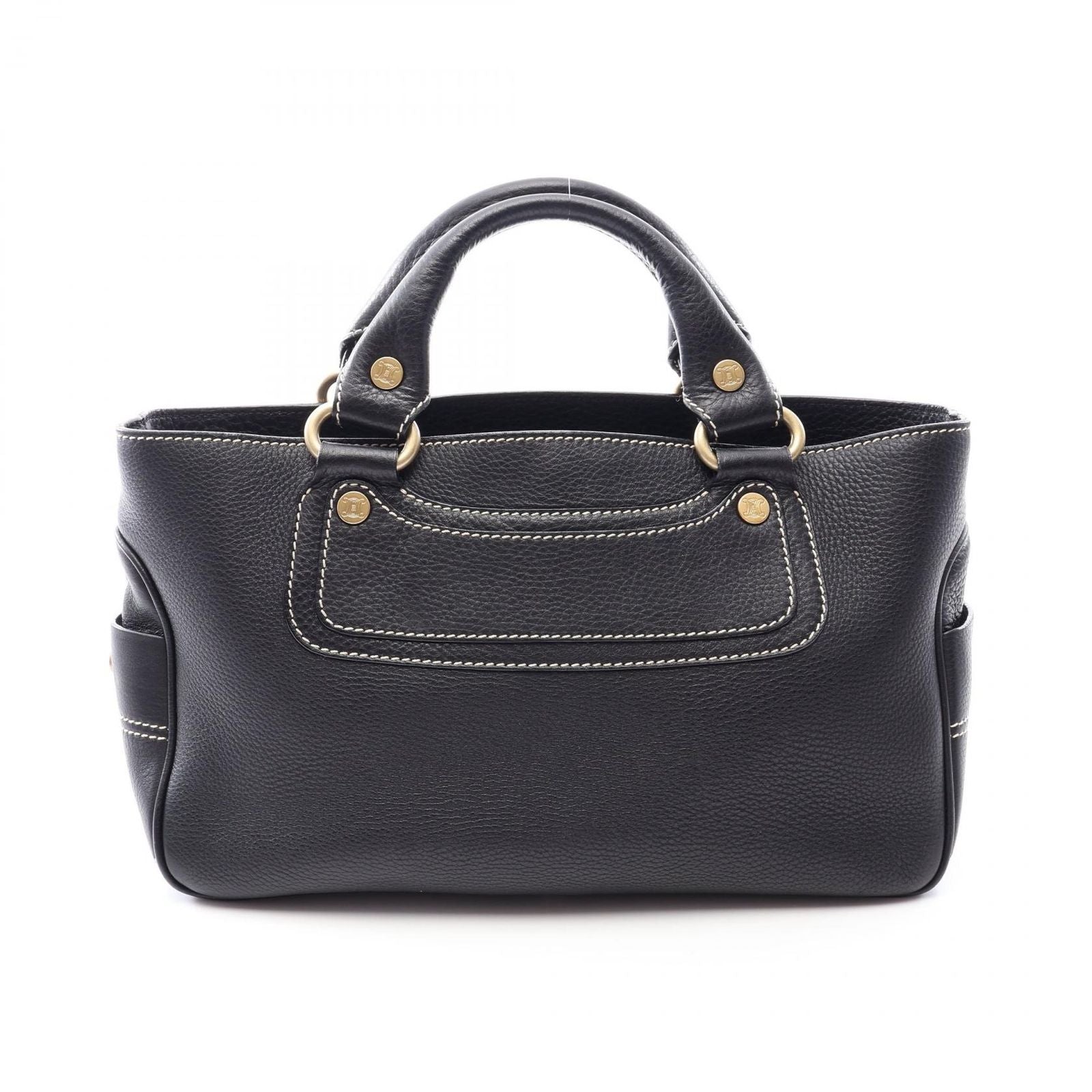 Celine Handbag Boogie Bag Black Leather