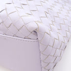 Bottega Veneta Tote Intrecciato Purple Leather — view 6