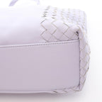 Bottega Veneta Tote Intrecciato Purple Leather — view 7
