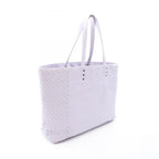 Bottega Veneta Tote Intrecciato Purple Leather — view 2