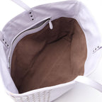 Bottega Veneta Tote Intrecciato Purple Leather — view 3