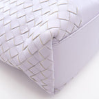 Bottega Veneta Tote Intrecciato Purple Leather — view 5