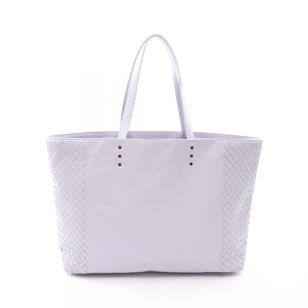 Bottega Veneta Tote Intrecciato Purple Leather