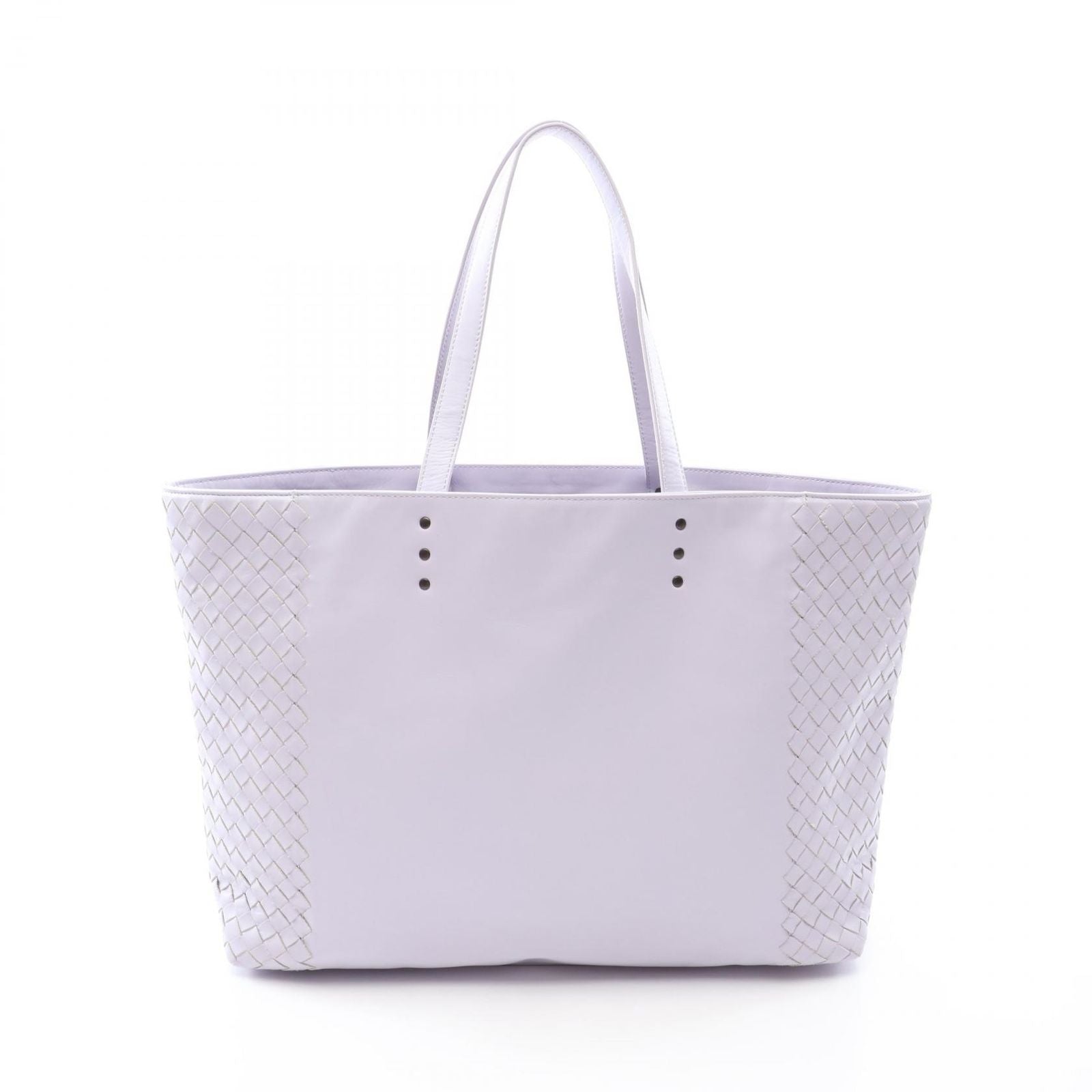 Bottega Veneta Tote Intrecciato Purple Leather