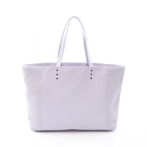 Bottega Veneta Tote Intrecciato Purple Leather