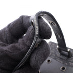 Dior Handbag Street Chic Trotter Black Canvas Leather Vanity — view 7