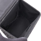 Dior Handbag Street Chic Trotter Black Canvas Leather Vanity — view 3