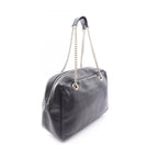 Gucci Shoulder Bag Soho Interlocking Black Leather Chain — view 2