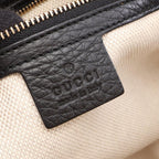 Gucci Shoulder Bag Soho Interlocking Black Leather Chain — view 4