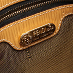 Fendi Tote Zucca Brown Beige Canvas Leather — view 4