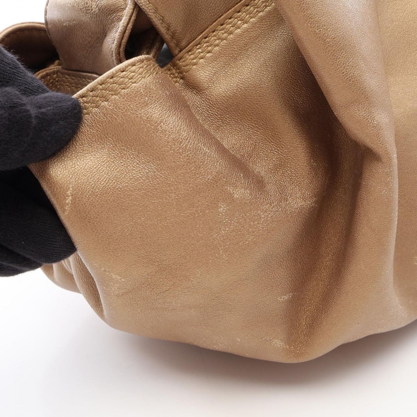 Loewe Handbag Nappa Aire Gold Leather — view 7