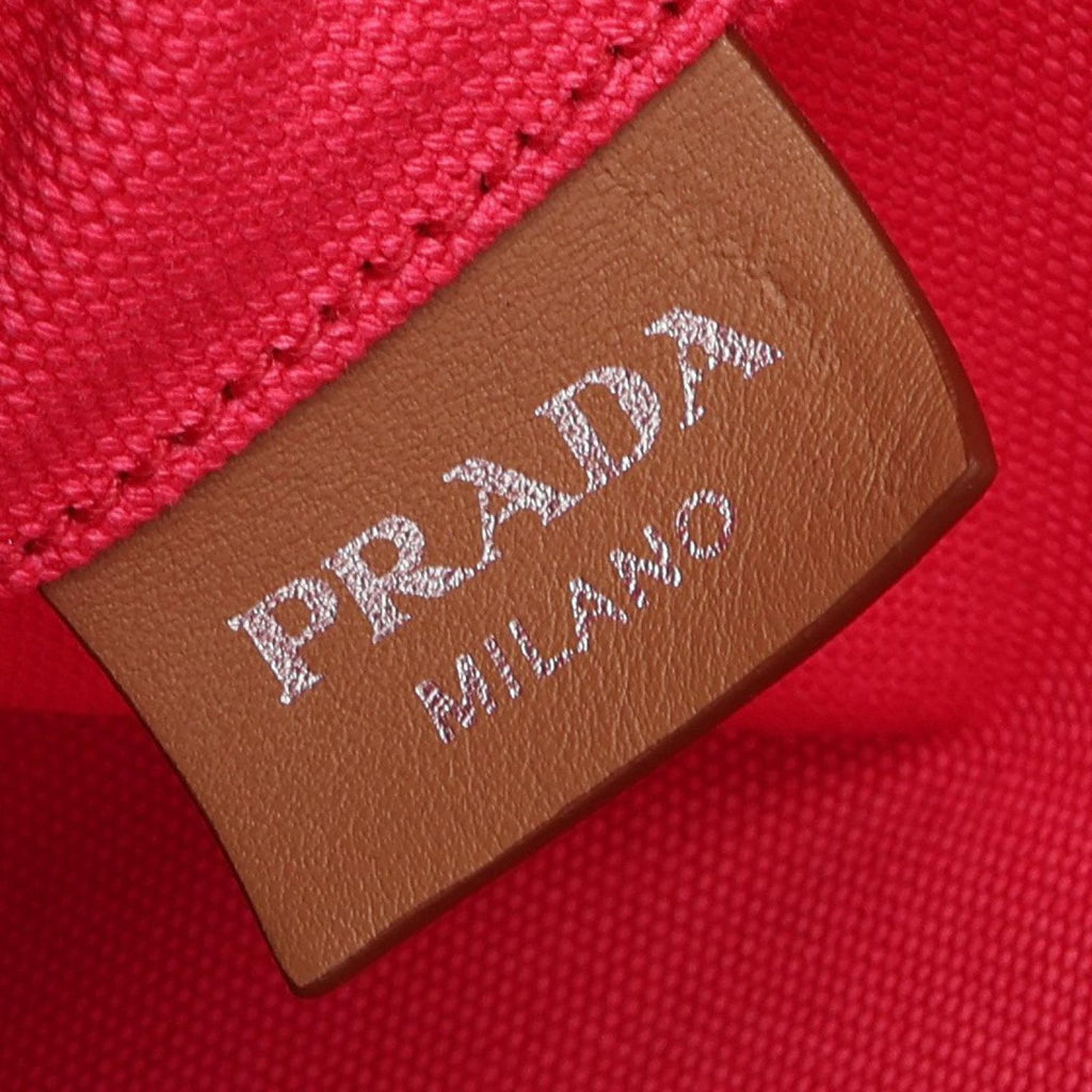 Prada Tote Canapa 2-Way Pink Canvas — view 4