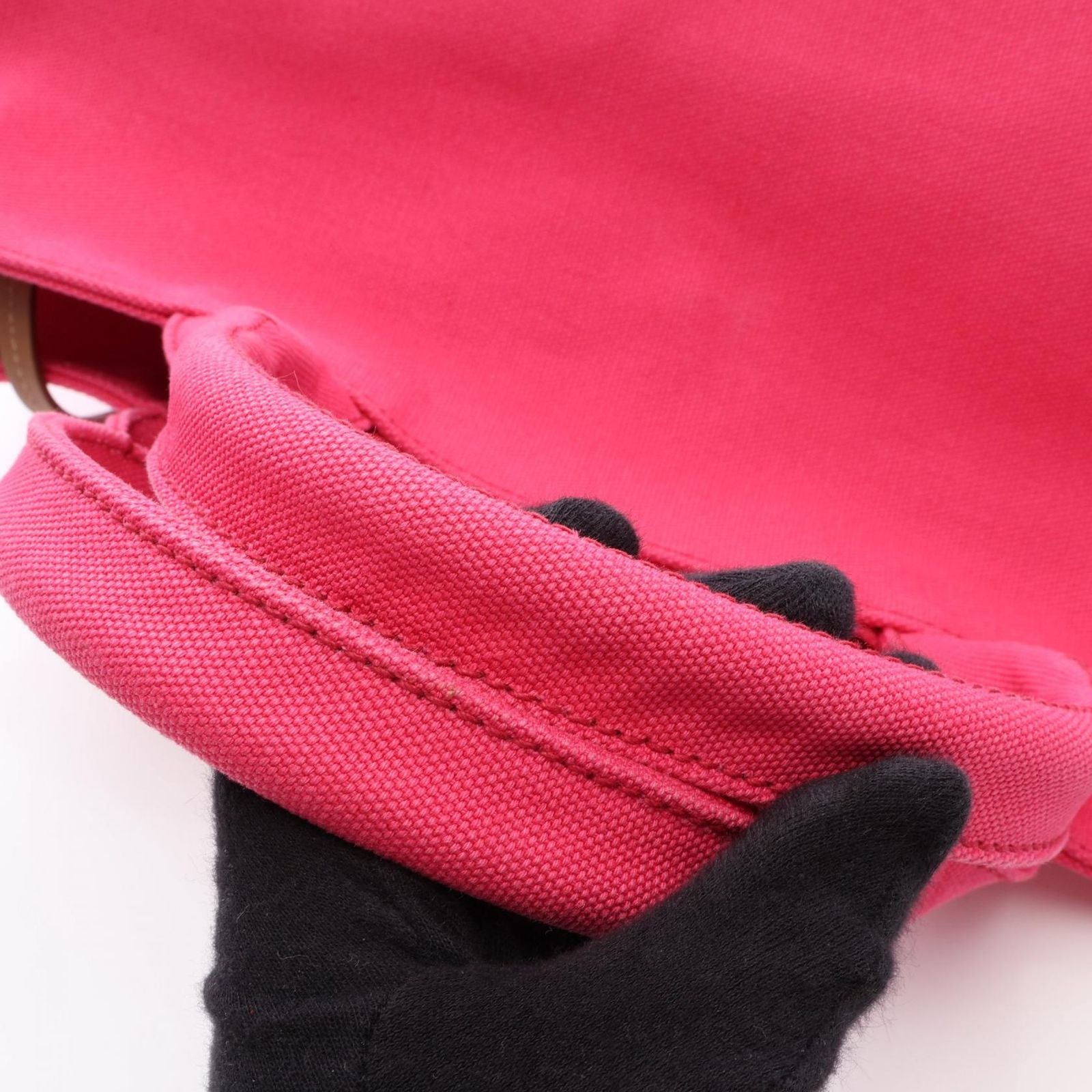 Prada Tote Canapa 2-Way Pink Canvas — view 9