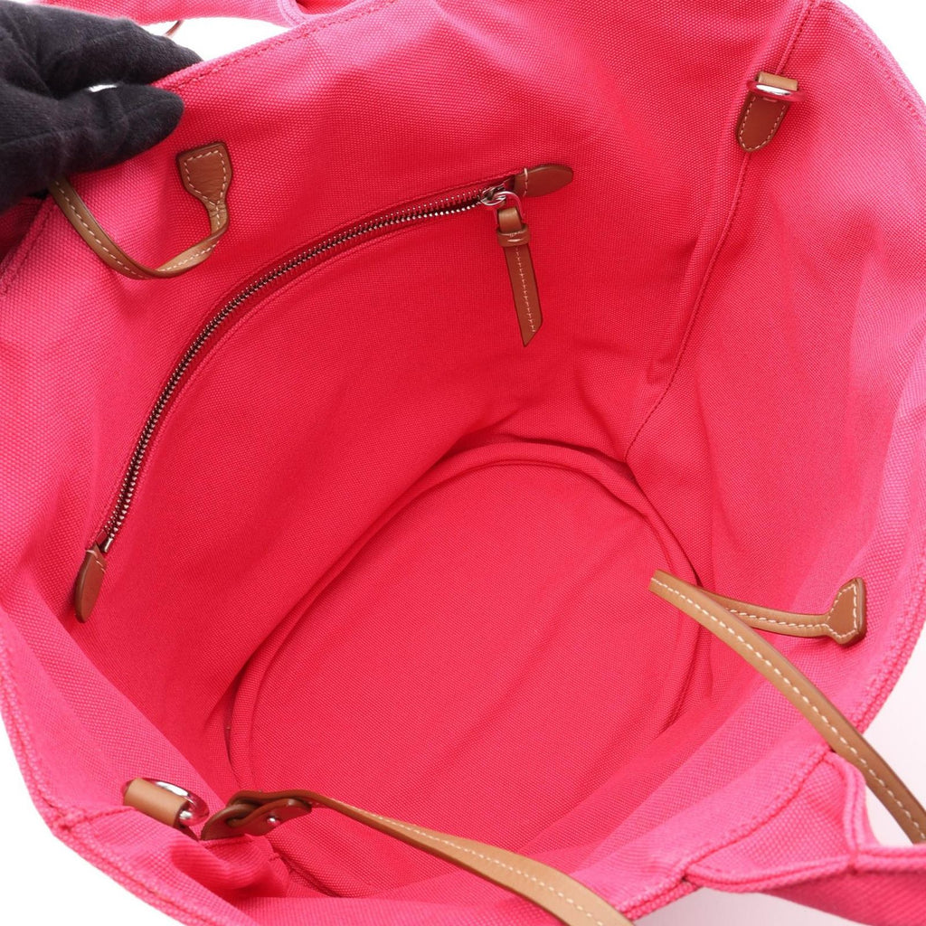 Prada Tote Canapa 2-Way Pink Canvas — view 3