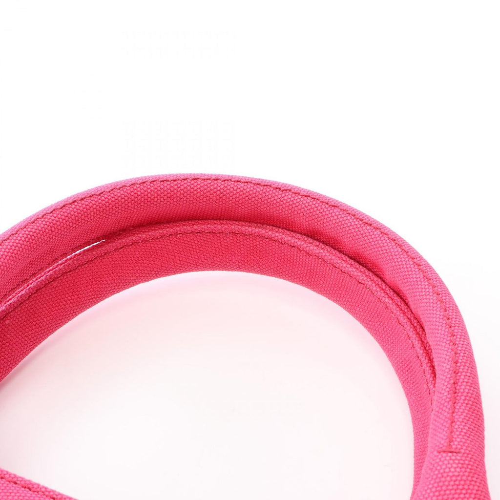 Prada Tote Canapa 2-Way Pink Canvas — view 8