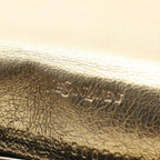 Saint Laurent Shoulder Bag Monogram Gold Leather Chain Wallet — view 4
