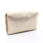 Saint Laurent Shoulder Bag Monogram Gold Leather Chain Wallet — view 2