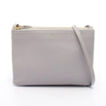 Celine Shoulder Bag Trio Large Gray Leather