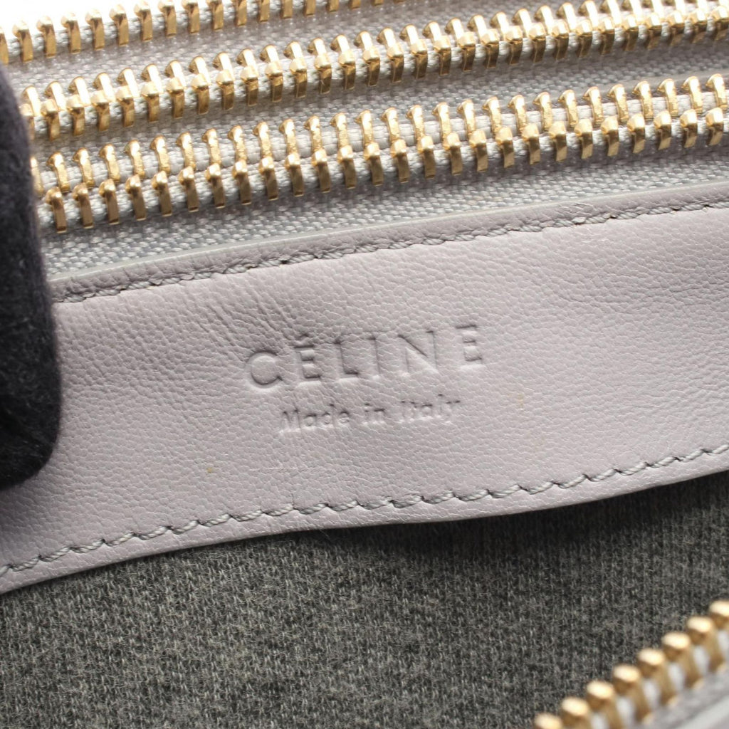 Celine Shoulder Bag Trio Large Gray Leather — view 4
