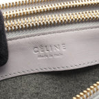 Celine Shoulder Bag Trio Large Gray Leather — view 4