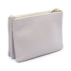 Celine Shoulder Bag Trio Large Gray Leather — view 2