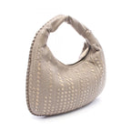 Bottega Veneta Shoulder Bag Intrecciato Hobo Gray Leather Exotic Cles the — view 2