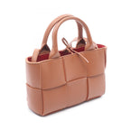 Bottega Veneta Tote Candy Arco 2-Way Brown Leather Micro — view 2