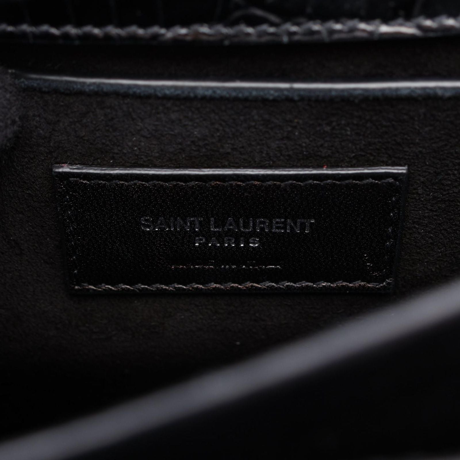 Saint Laurent Paris Shoulder Bag Sunset Croco — view 4