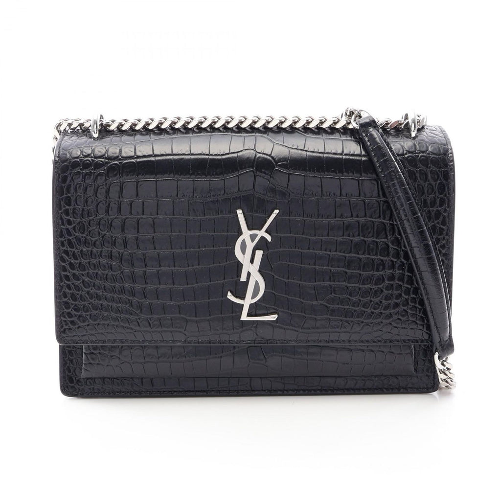 Saint Laurent Paris Shoulder Bag Sunset Croco