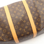 Louis Vuitton Boston Bag Keepall 55 Canvas Leather — view 6