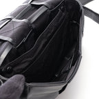 Bottega Veneta Waist Bag Cassette Maxi Intrecciato Black Leather — view 3