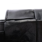 Bottega Veneta Waist Bag Cassette Maxi Intrecciato Black Leather — view 5