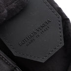 Bottega Veneta Waist Bag Cassette Maxi Intrecciato Black Leather — view 4