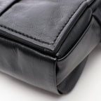 Bottega Veneta Waist Bag Cassette Maxi Intrecciato Black Leather — view 7