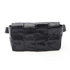 Bottega Veneta Waist Bag Cassette Maxi Intrecciato Black Leather