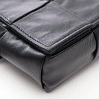 Bottega Veneta Waist Bag Cassette Maxi Intrecciato Black Leather — view 6