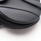 Dior Saddle Bag Mini 2-Way Black Leather — view 7
