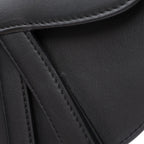 Dior Saddle Bag Mini 2-Way Black Leather — view 9