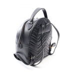 Gucci Backpack GG Marmont Black Leather — view 2